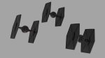 TIE fighter from the Star Wars movies