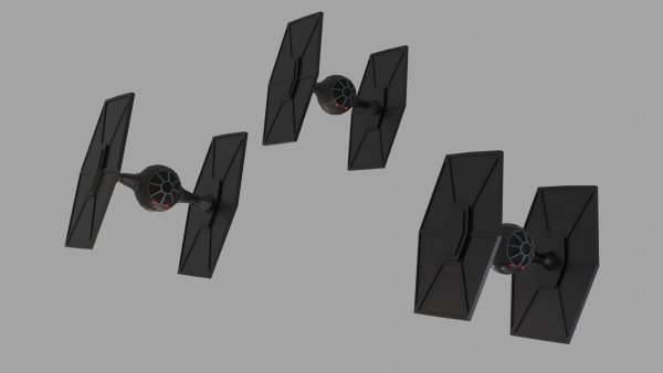 TIE fighter from the Star Wars movies
