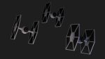 TIE fighter from the Star Wars movies