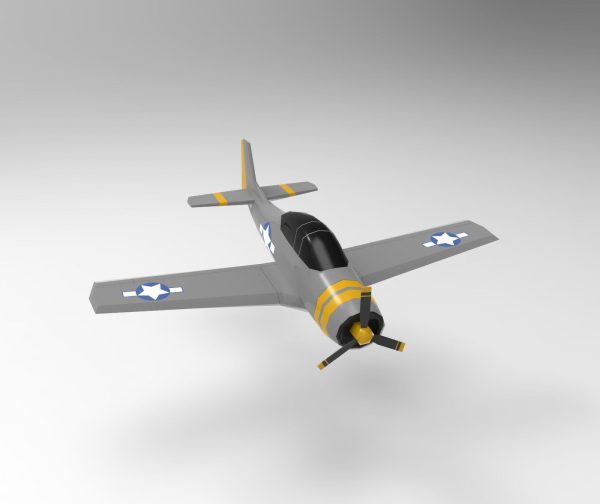 WW2 Airplane - Military - Game Engine Ready