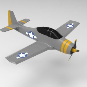 WW2 Airplane - Military - Game Engine Ready