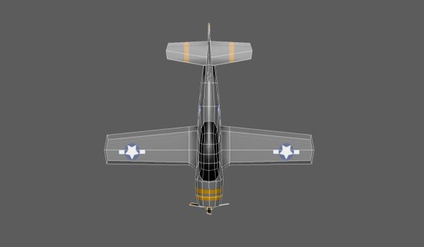 WW2 Airplane - Military - Game Engine Ready