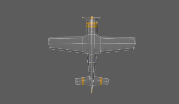 WW2 Airplane - Military - Game Engine Ready